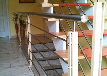 Treppen/Treppengeländer - Metallidee - Metallbau, Schlosserei, Stahlbau